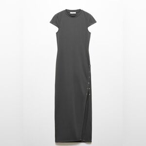 Mango Vent Cotton Dress